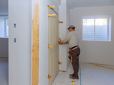 exterior interior door installation 01